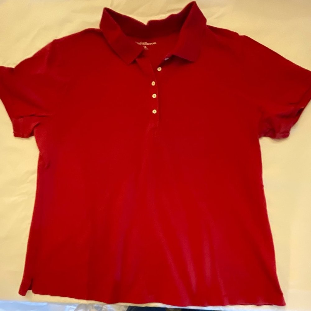 Croft & Barrow Women's Red POLO